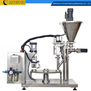 MS-1 Semi Automatic Rotary Type K-cup Filling Sealing Machine