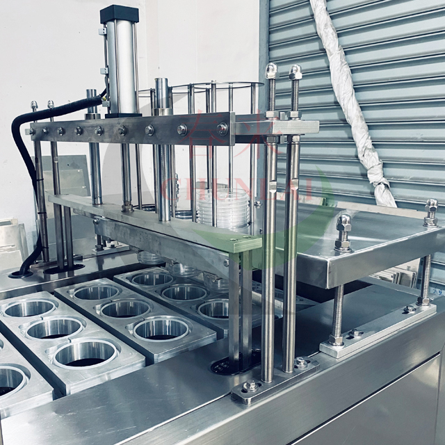 Automatic Hummus Cup Filling and Sealing Machine 