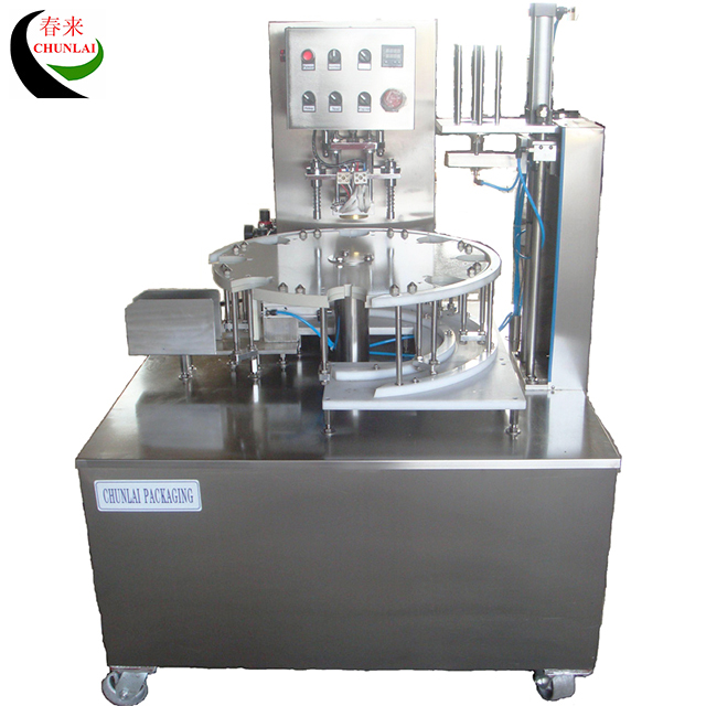 KIS-1800 Potato Chips Composite Paper Canister Sealing Machine 