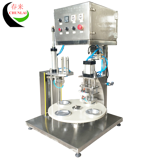 MS1 SemiAutomatic Rotary Type Cup Filling Sealing Machine from China