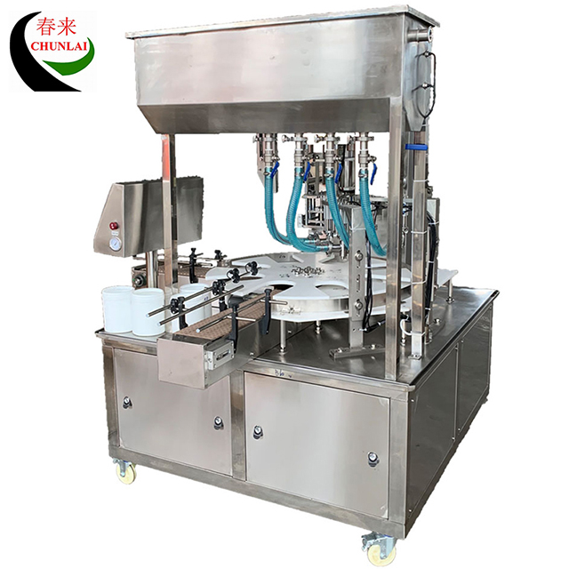 KIS-1800 Automatic Rotary Type Wet Wipes Canister Filling Sealing Machine