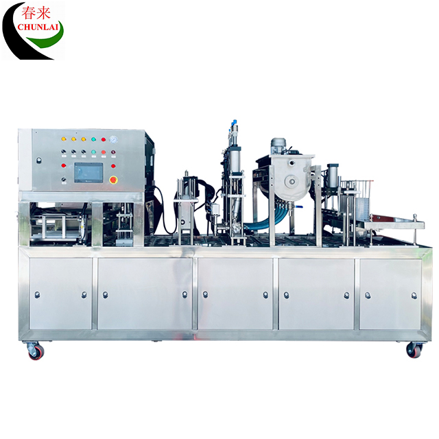 BG60-4C Linear Type Cup Mayonnaise Filling Capping Machine 