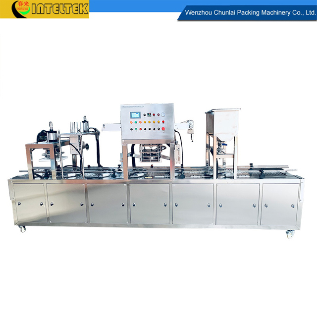 Automatic Wet Wipes Bucket Filling Sealing Capping Machine