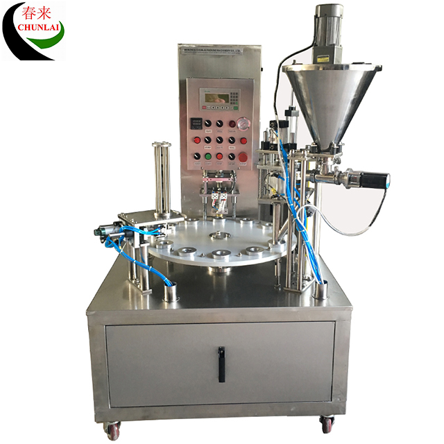 KIS-900 Rotary Type Coffee Capsule Filling Sealing Machine