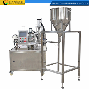 KIS-900 Automatic Rotary Type Cup Filling and Sealing Machine 